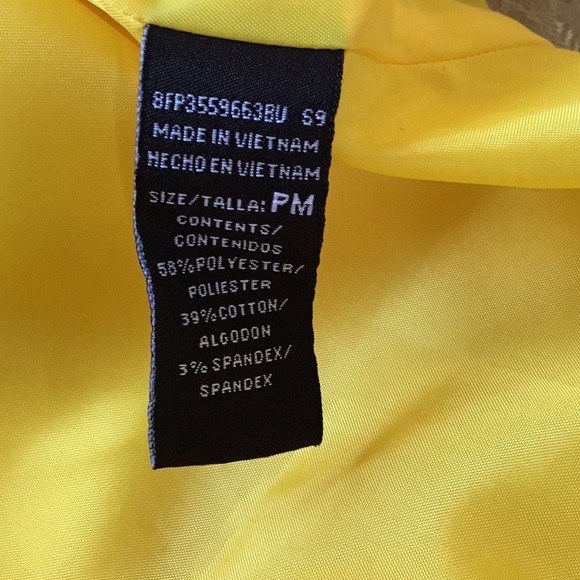DANIELLE B NWOT yellow jacket - Picture 8 of 8